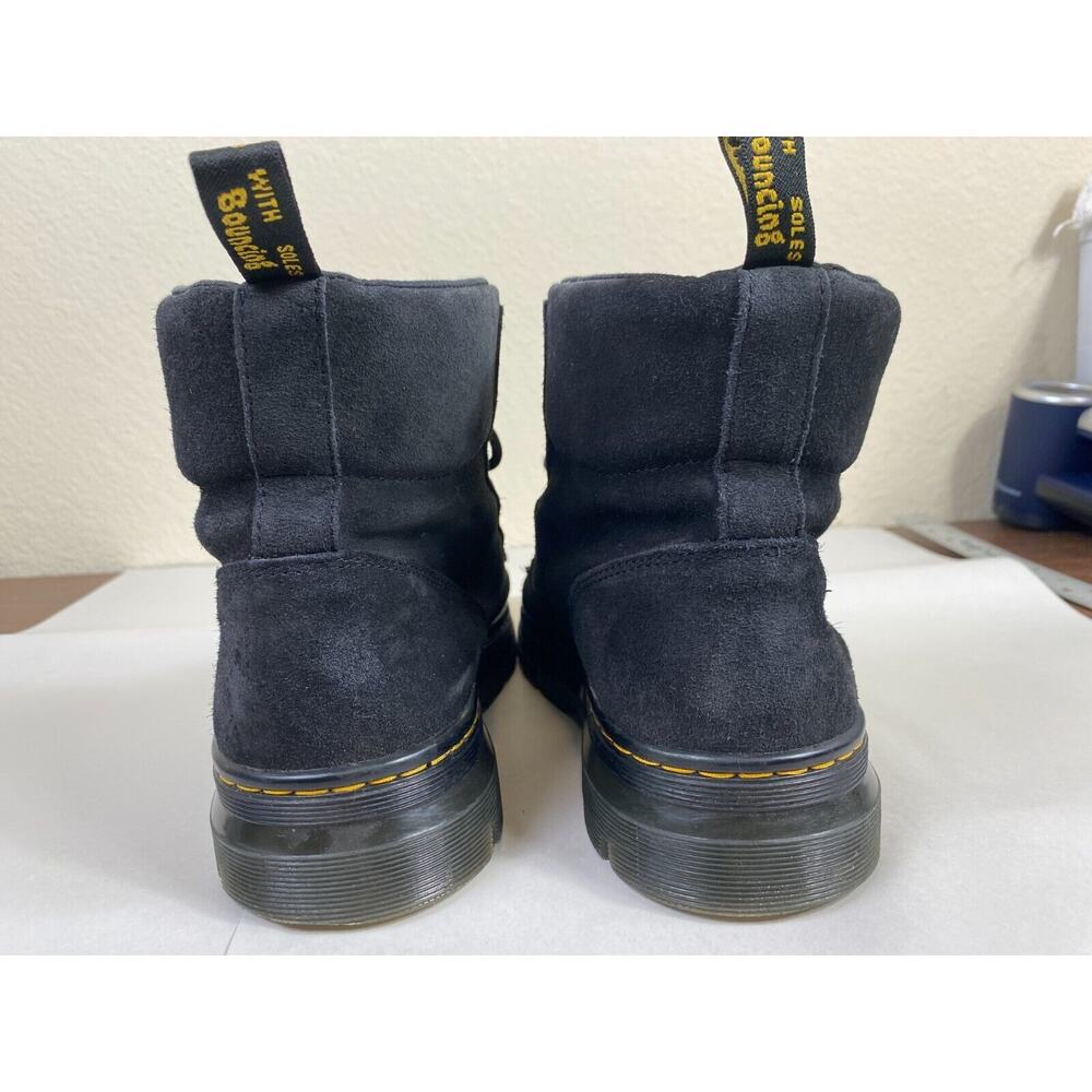 Dr. Martens Combs Boots Women's 10 Black Suede Combat Baddie Gothcore Grunge - Picture 4 of 14